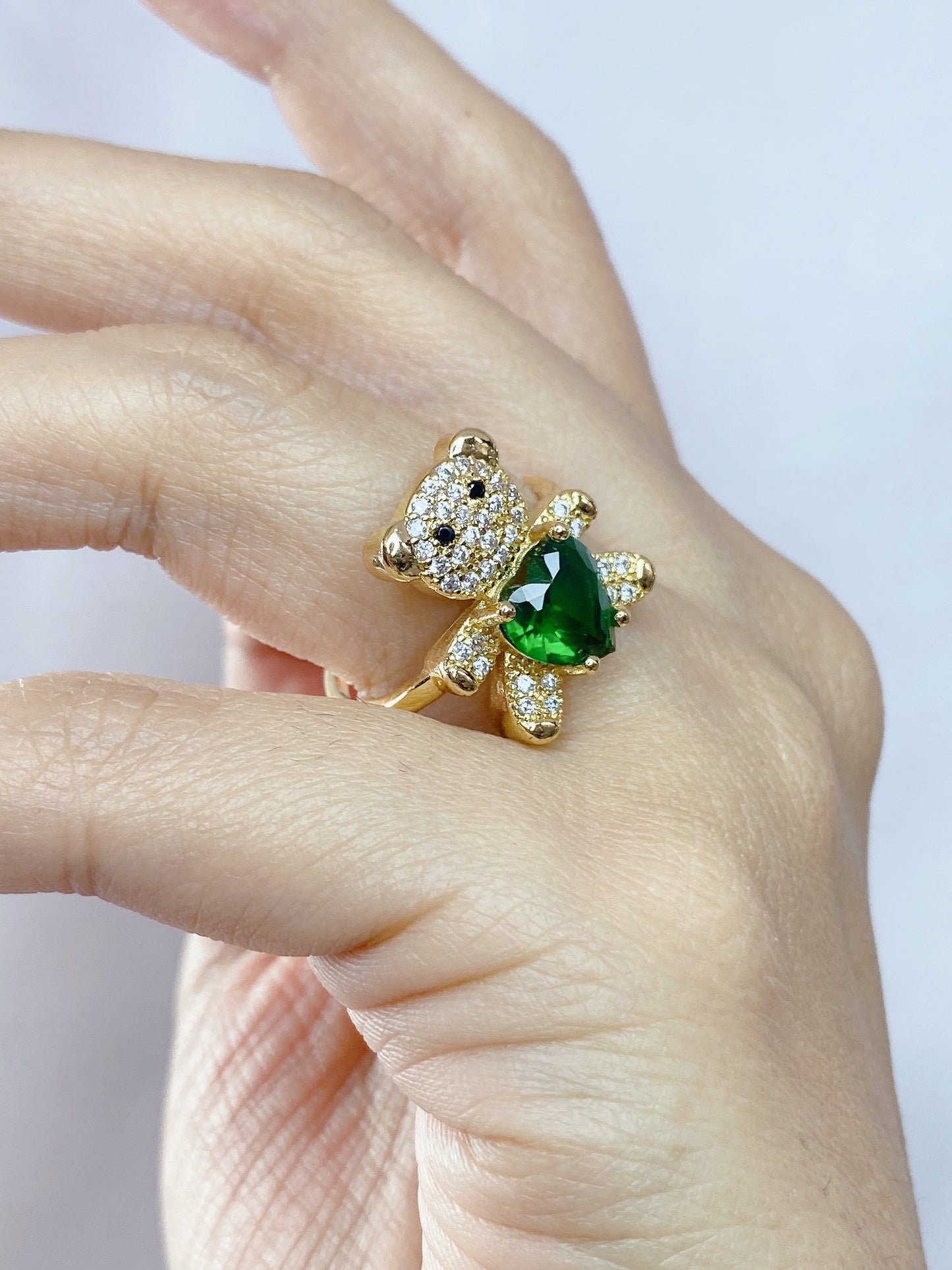 Anillo Chapa de Oro Ajustable ACO1397-1