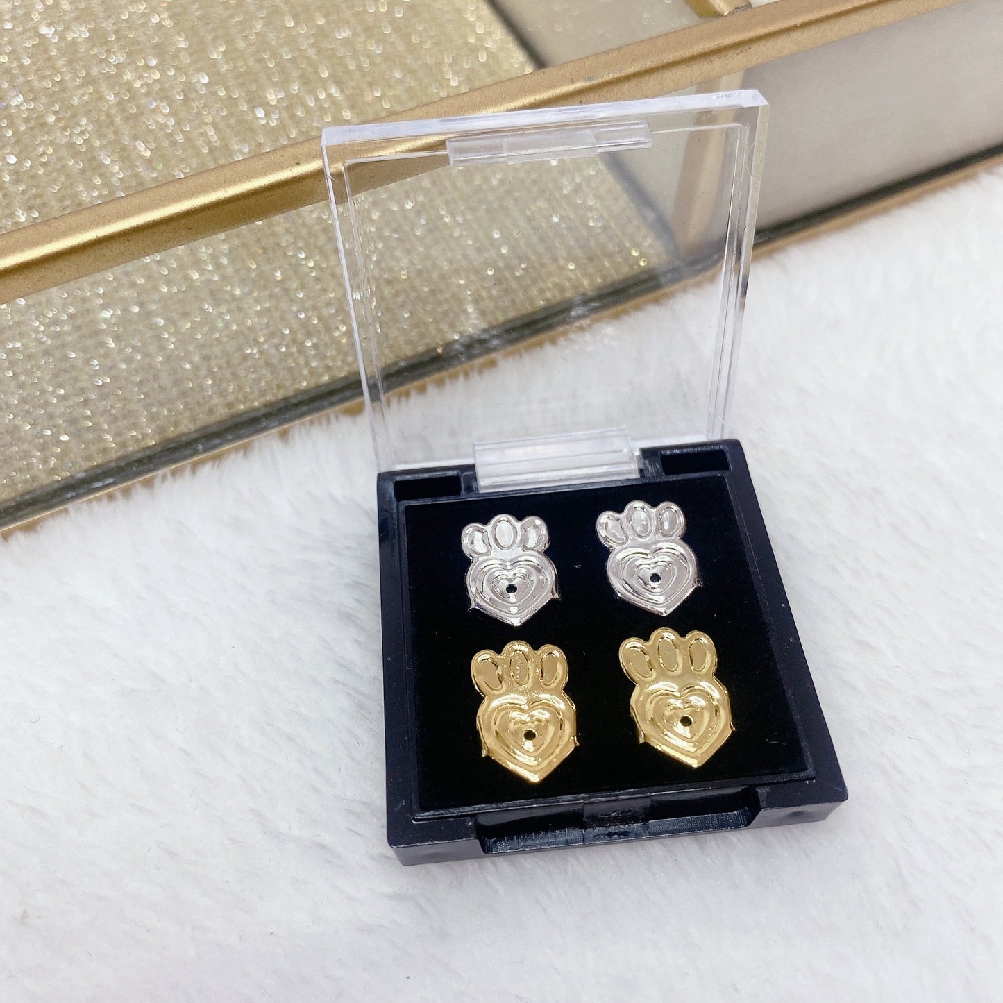 Set de Levantadores para Arete de Chapa de Oro OT115-2