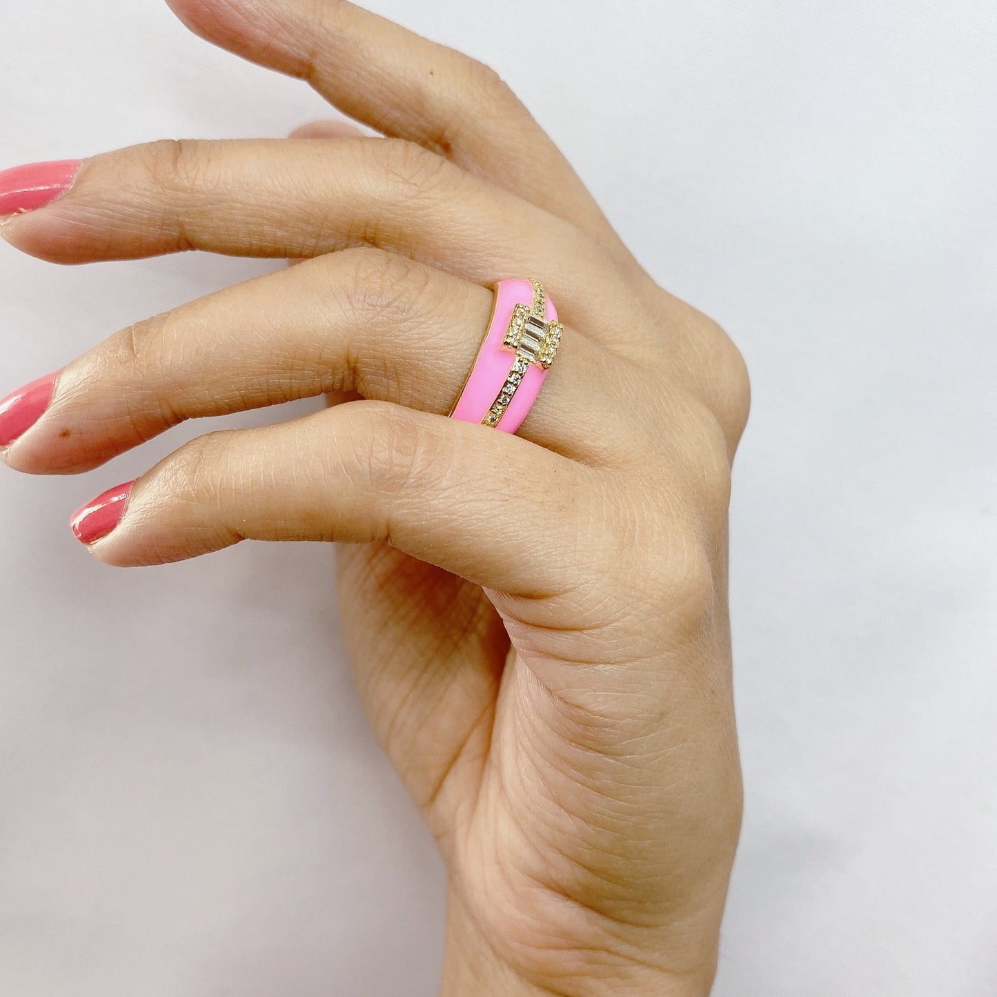 Anillo de Chapa de Oro Ajustable ACO1484-1