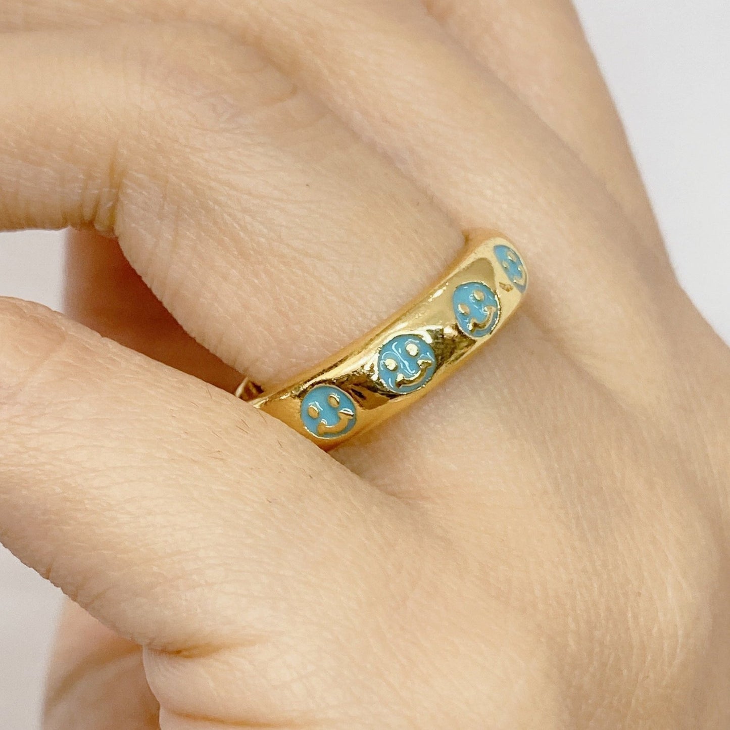 Anillo de Chapa de Oro Ajustable ACO1440-1