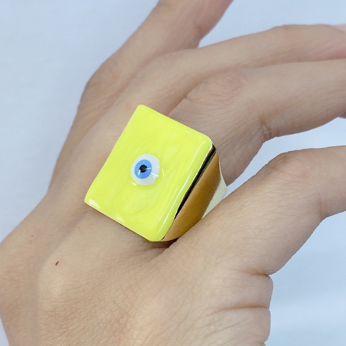 Anillo Chapa de Oro Ajustable ACO1487-1