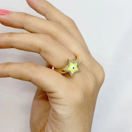 Anillo Chapa de Oro Ajustable ACO1469-1