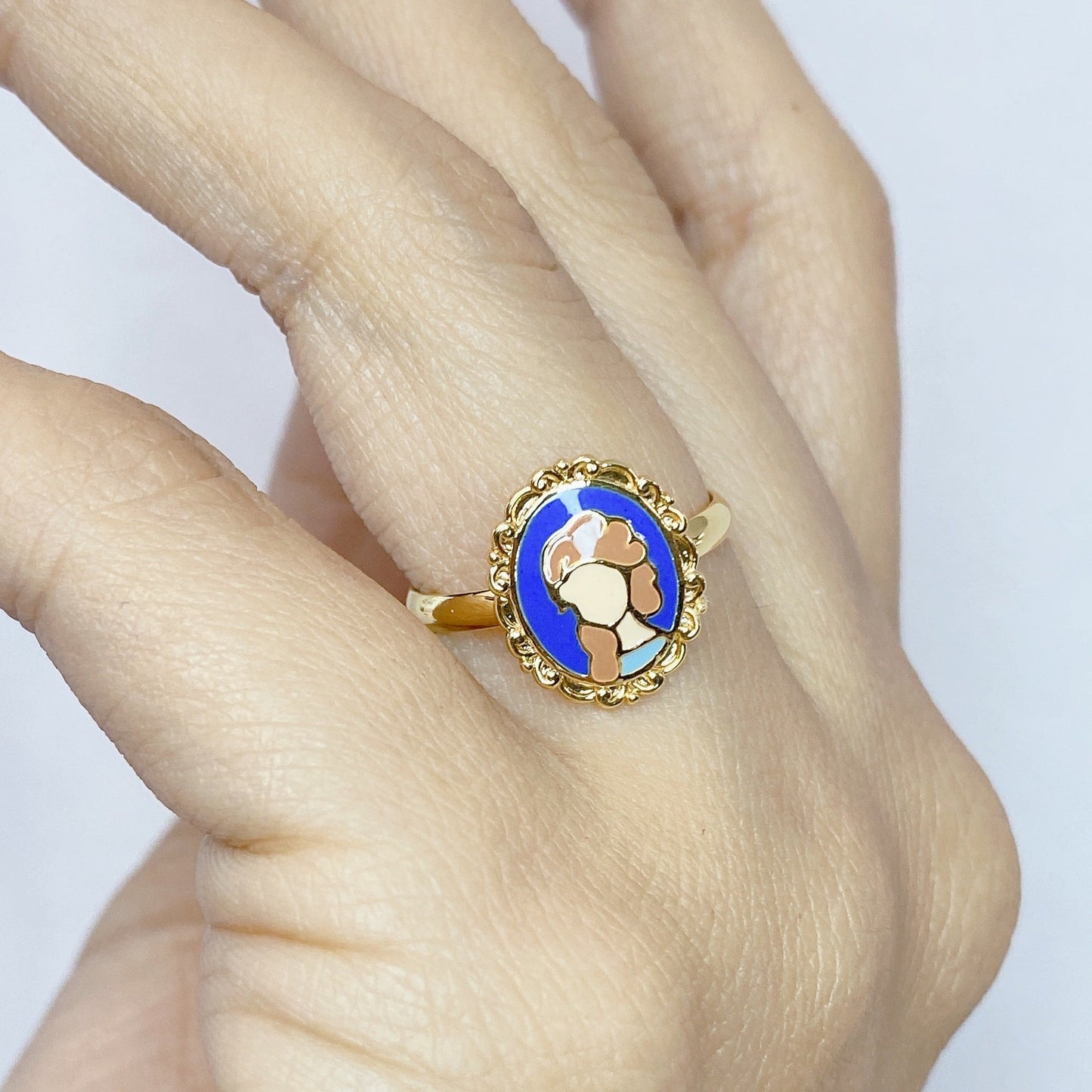 Anillo Chapa de Oro Ajustable ACO1201-7