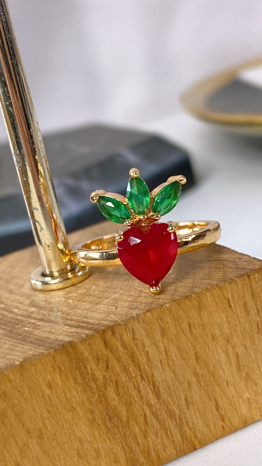 Anillo de Chapa de Oro Ajustable ACO1360-1