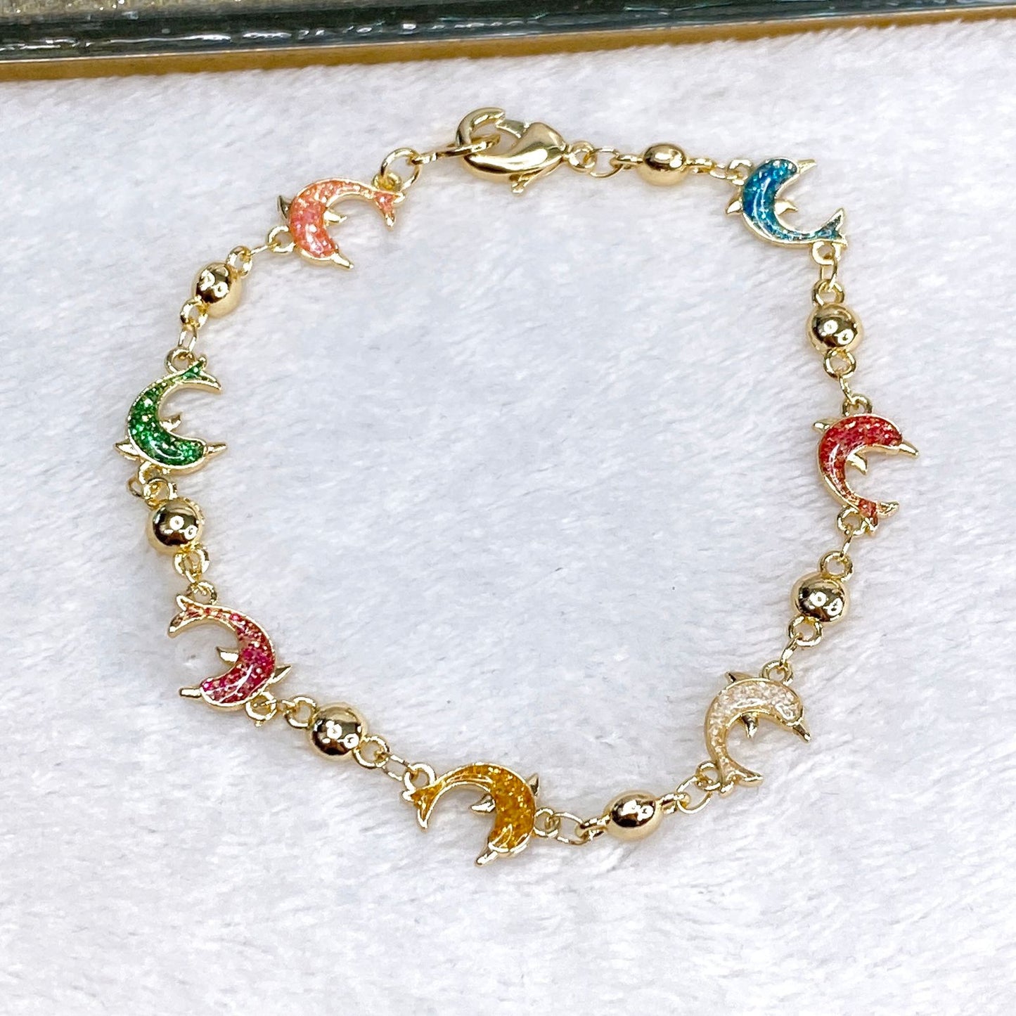 Pulsera de Chapa de Oro COP1597-6