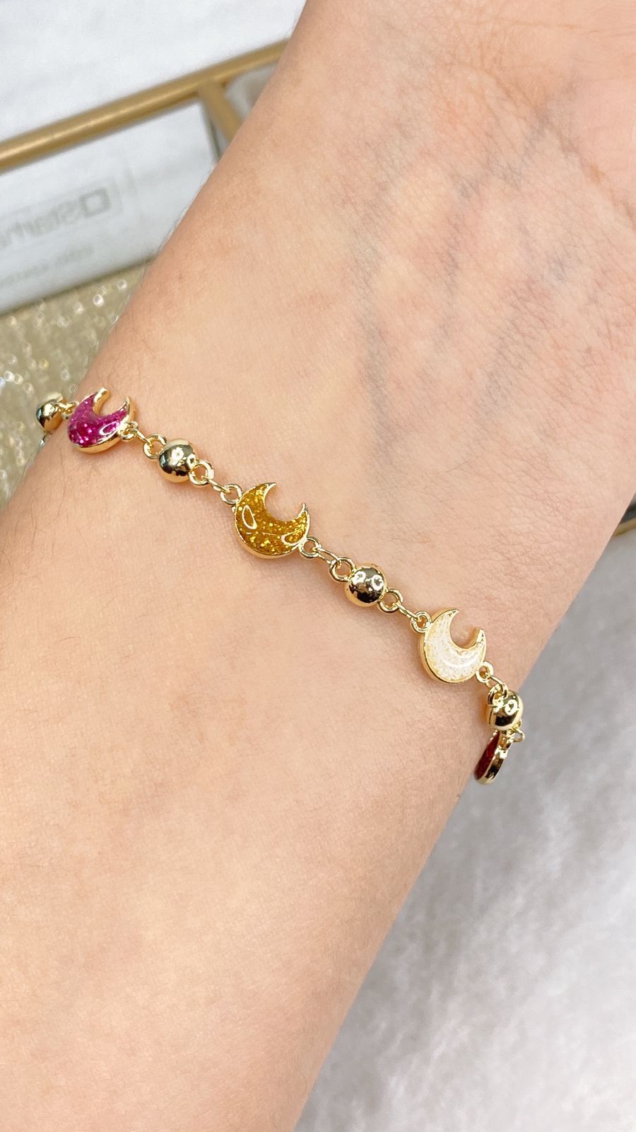 Pulsera de Chapa de Oro COP1597-8