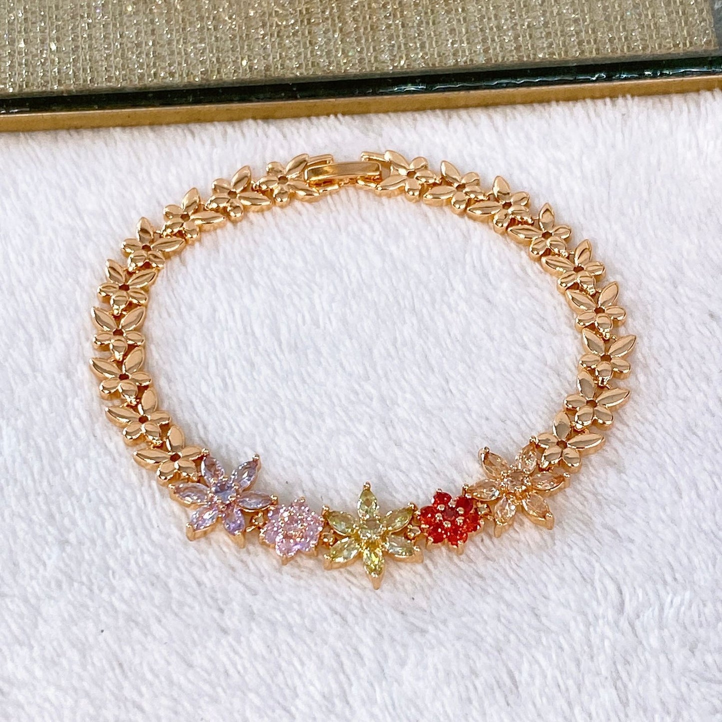 Pulsera de Chapa de Oro COP1586-1