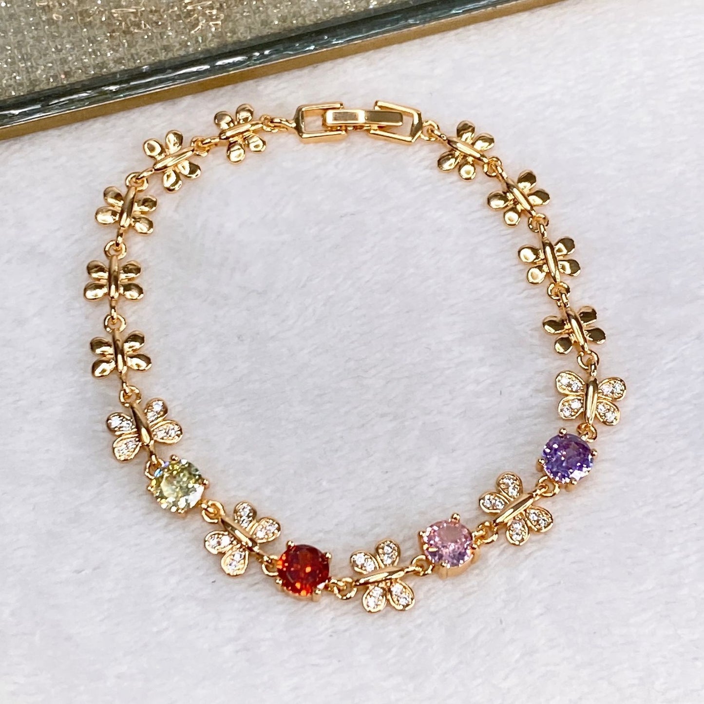 Pulsera de Chapa de Oro COP1593-1