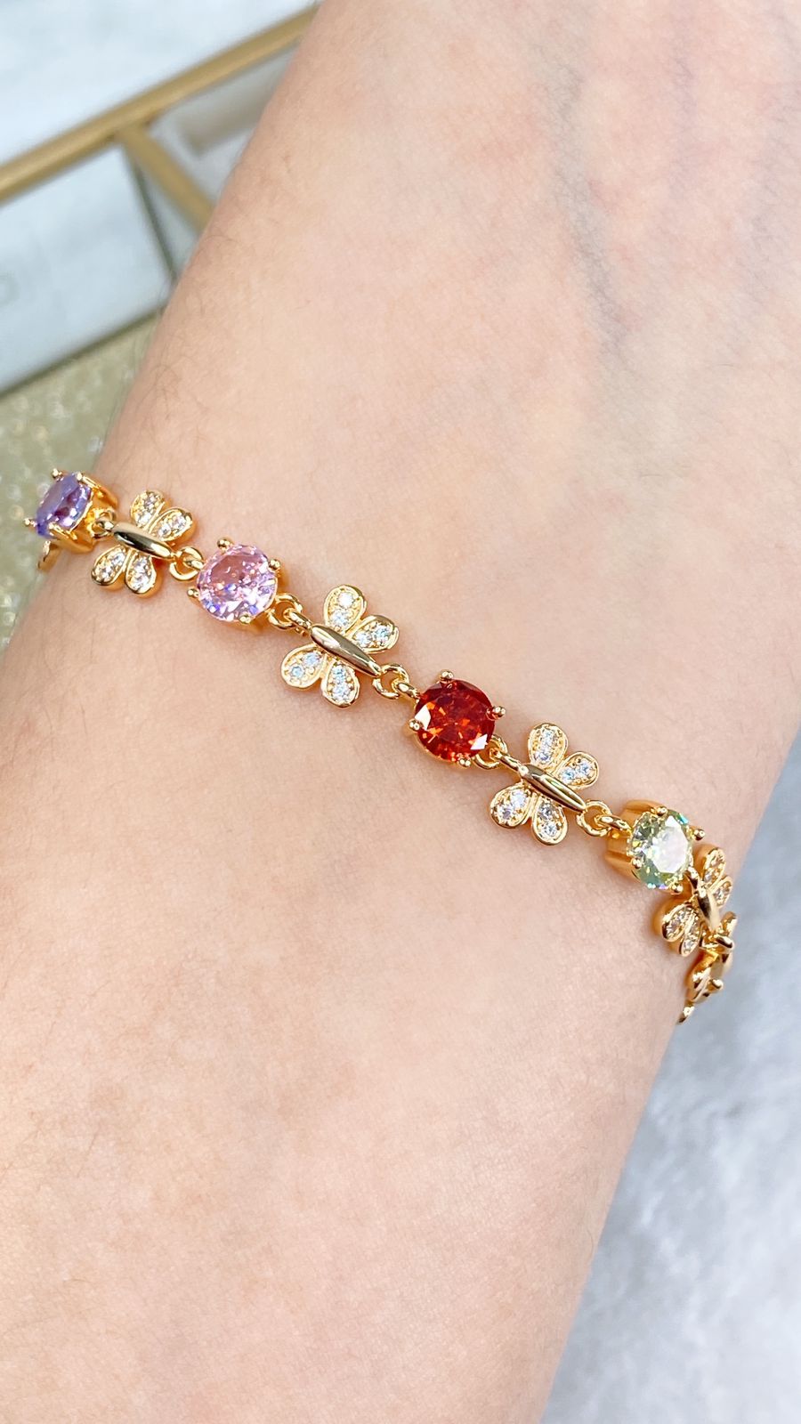 Pulsera de Chapa de Oro COP1593-1