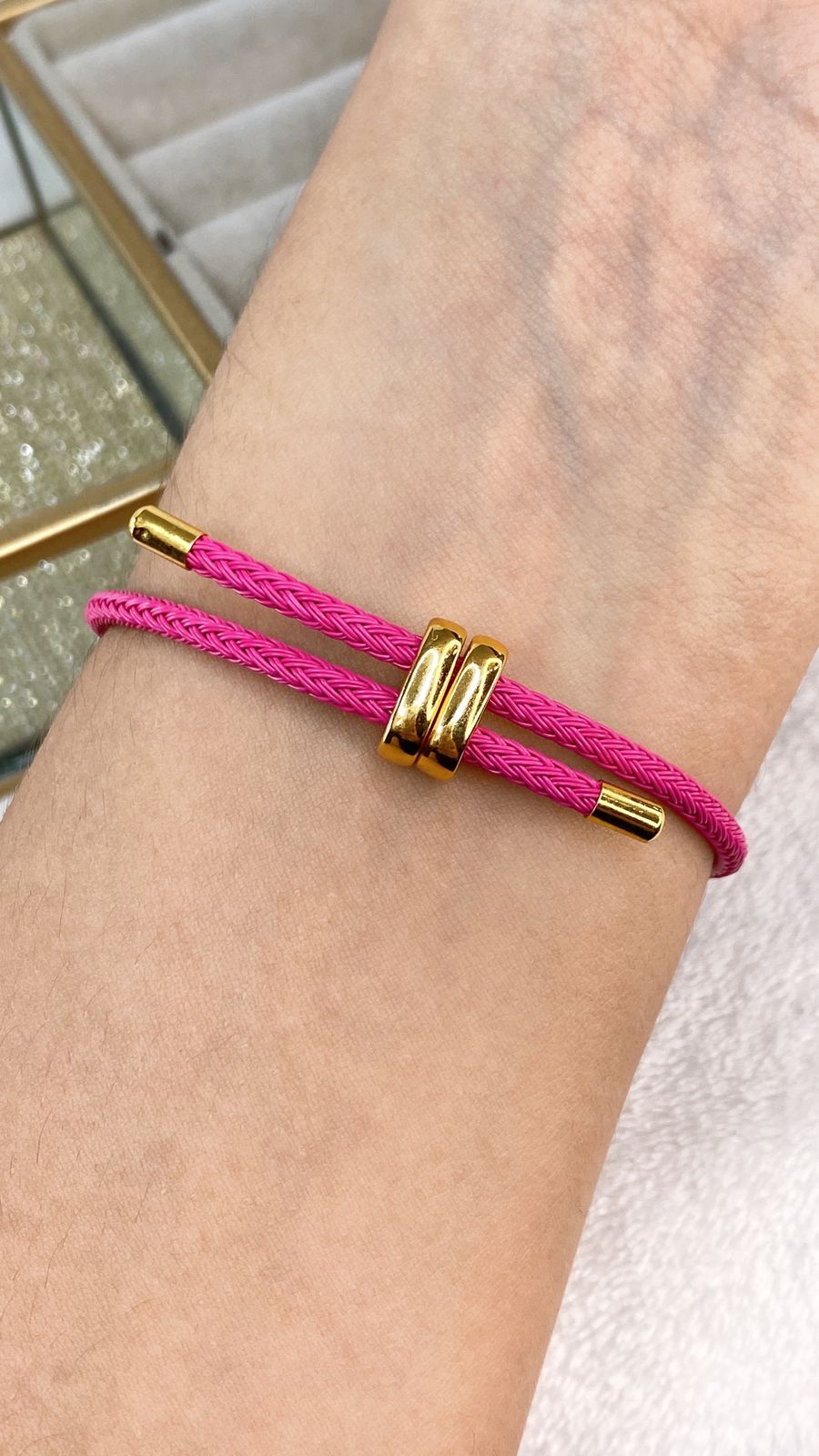 Pulsera de Chapa de Oro COP1598-1