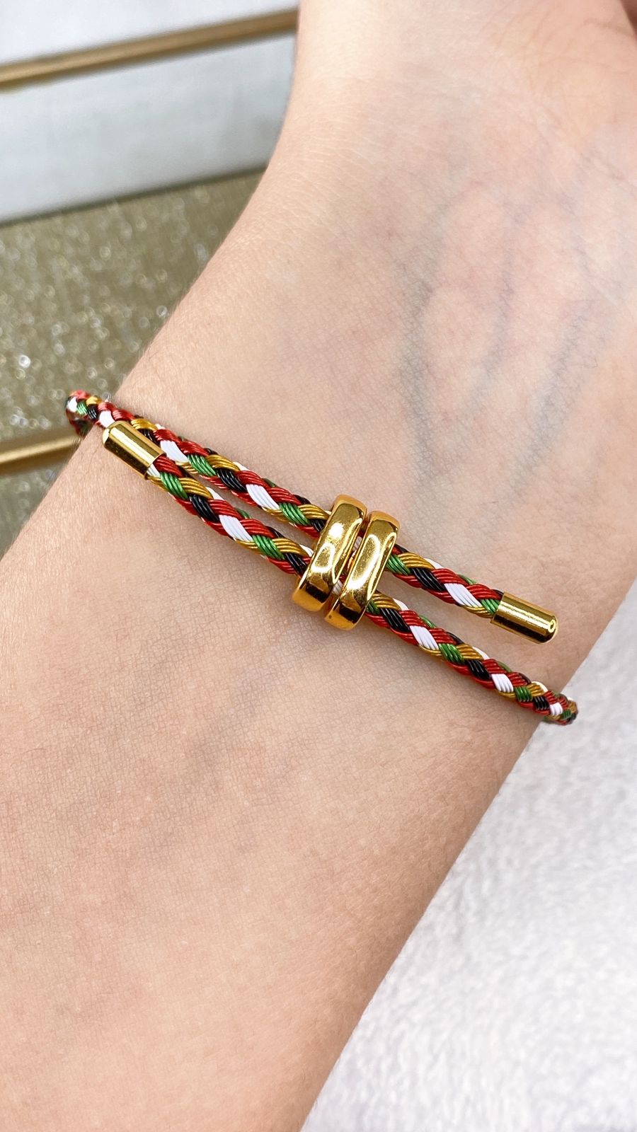 Pulsera de Chapa de Oro COP1598-6