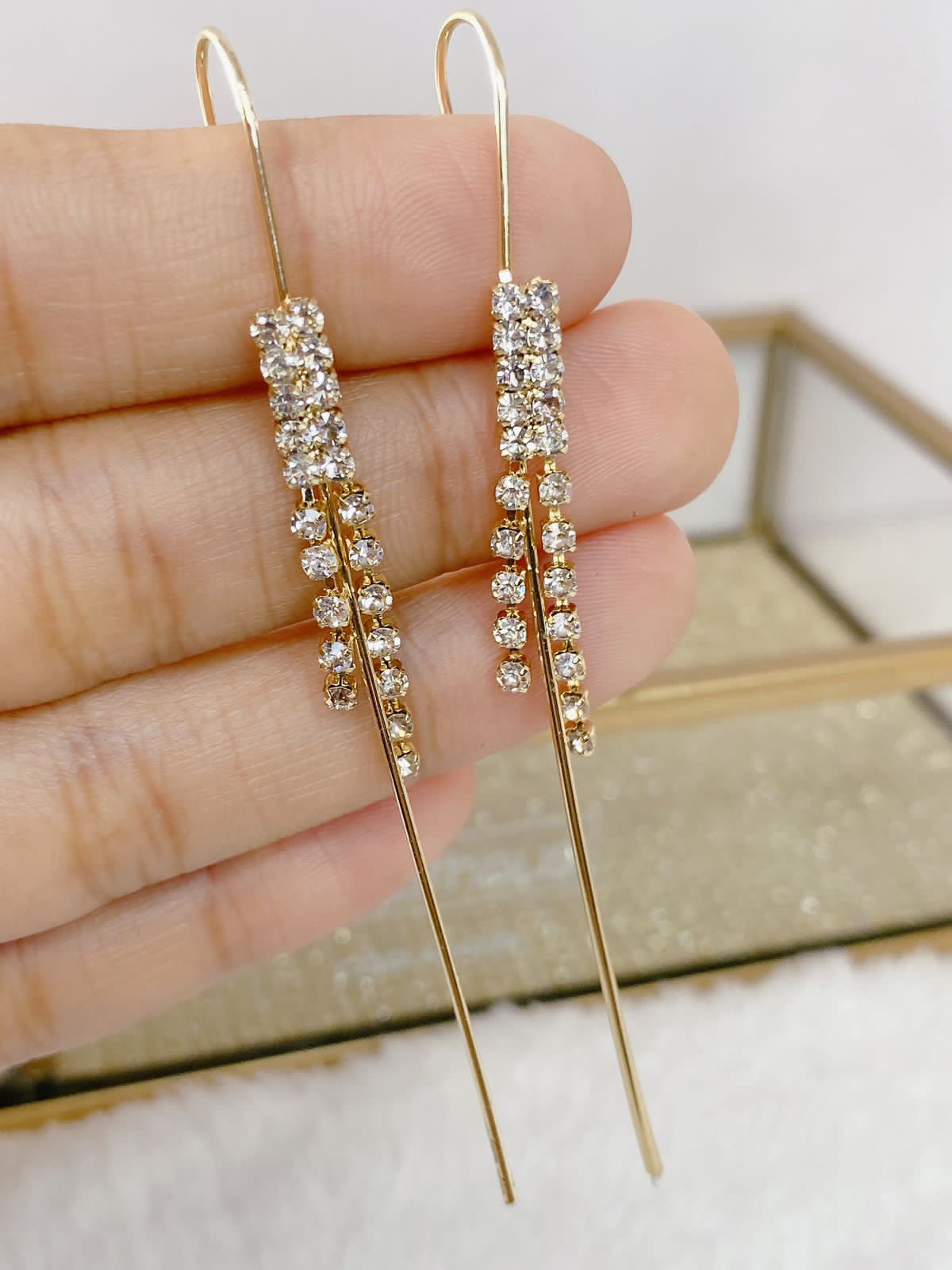 Arete Chapa de Oro COA2127-6 (PAR)