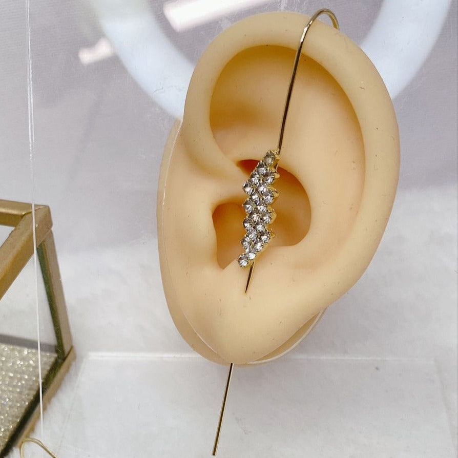 Arete Chapa de Oro COA1749-1 (PAR)