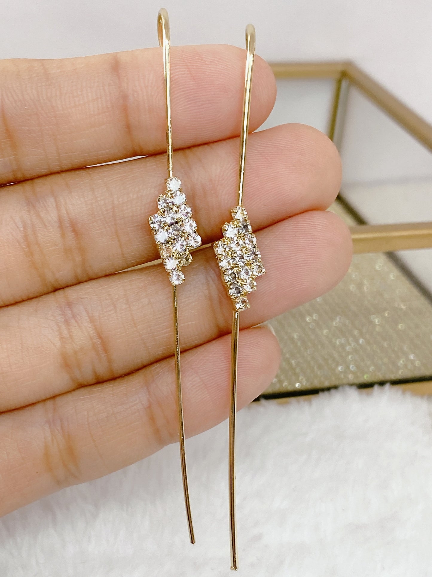 Arete Chapa de Oro COA1750-1 (PAR)