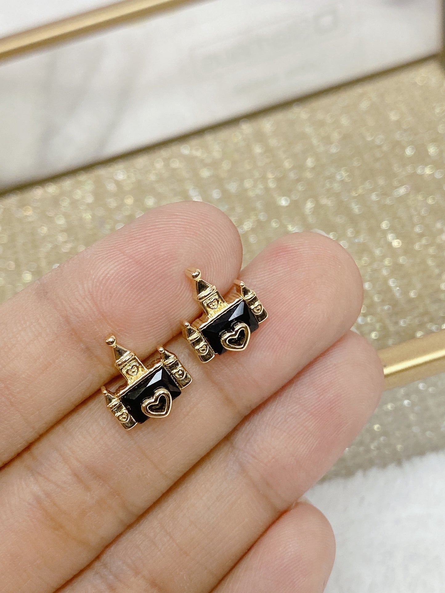 Arete Chapa de Oro COA2135-2