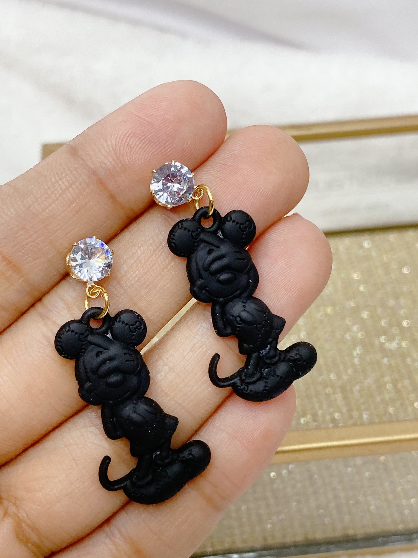 Arete de Chapa de Oro COA2124-1