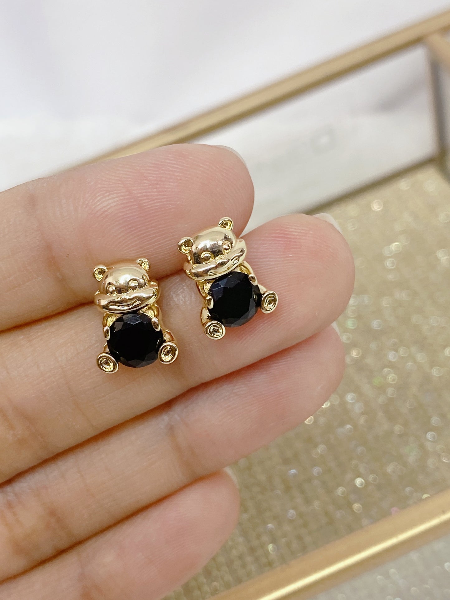 Arete de Chapa de Oro COA1769-1