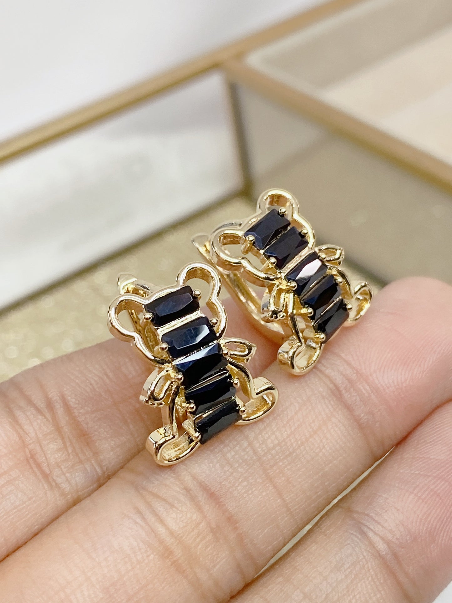 Arete Chapa de Oro COA1770-1