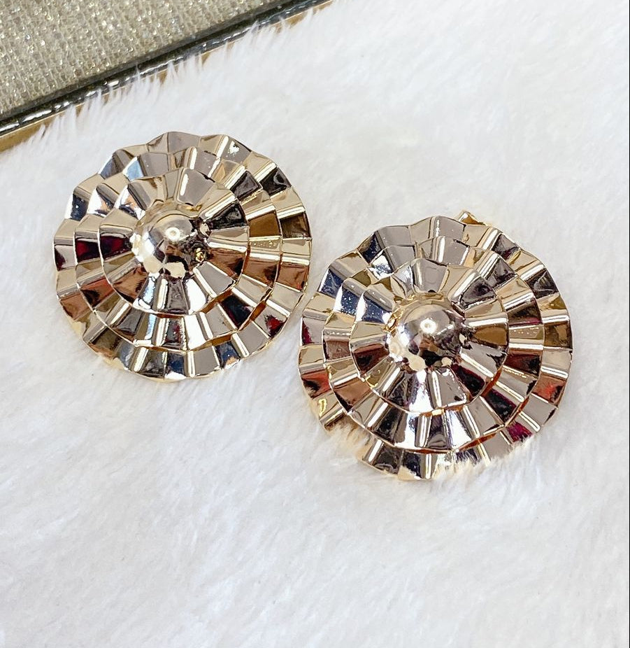 Arete de Chapa de Oro COA1779-1