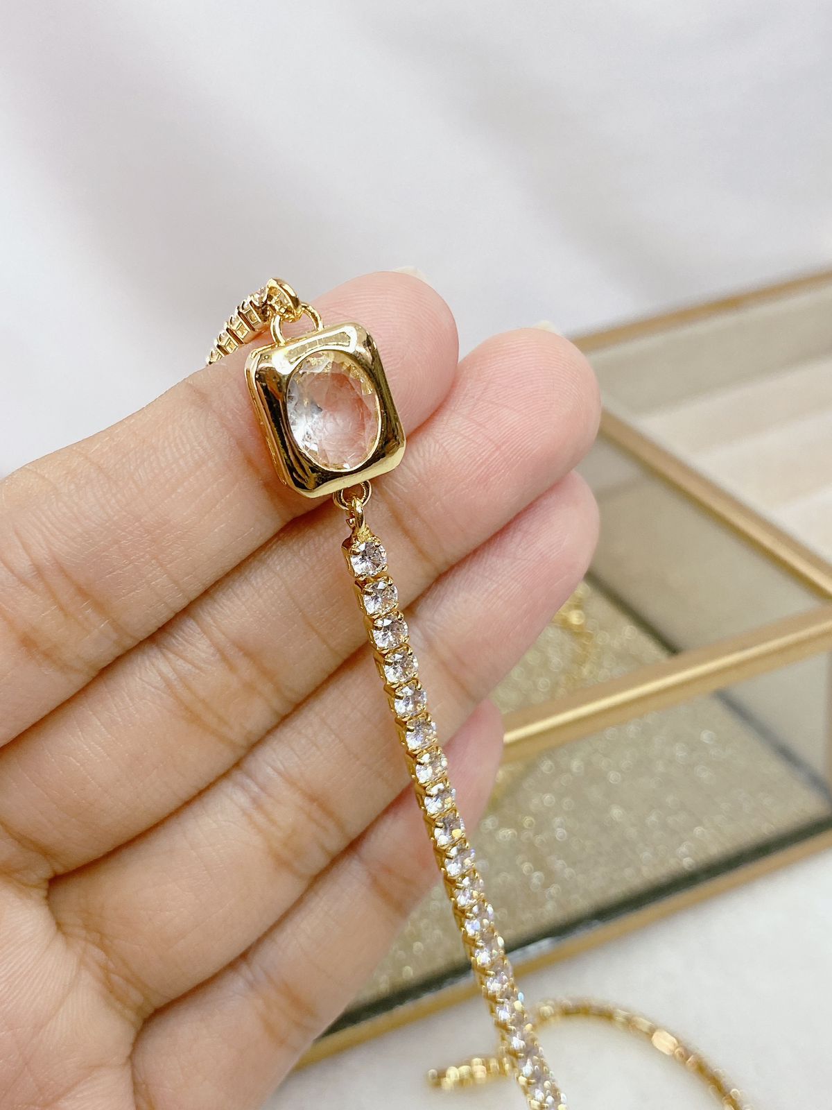 Collar Chapa de Oro CC1894-1