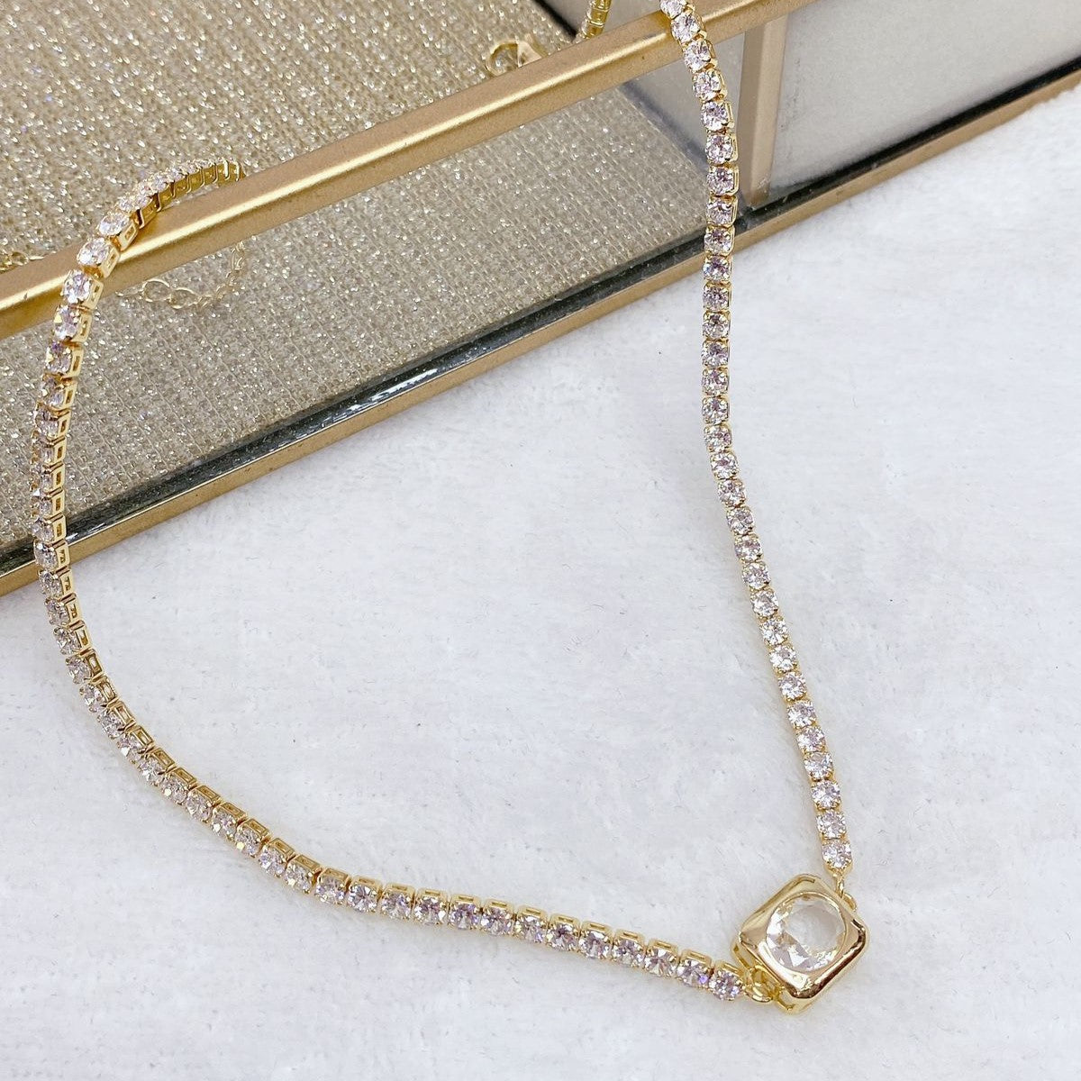 Collar Chapa de Oro CC1894-1
