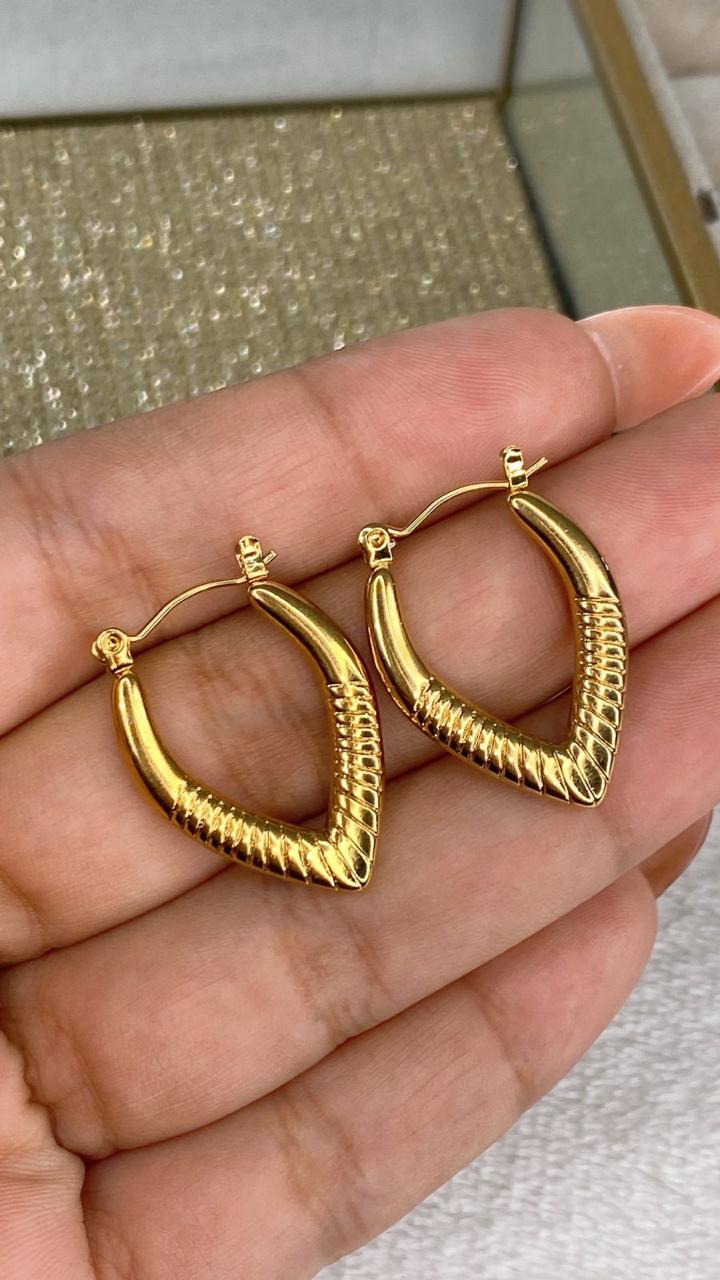 Arracadas de Acero Inoxidable AAI1947-1