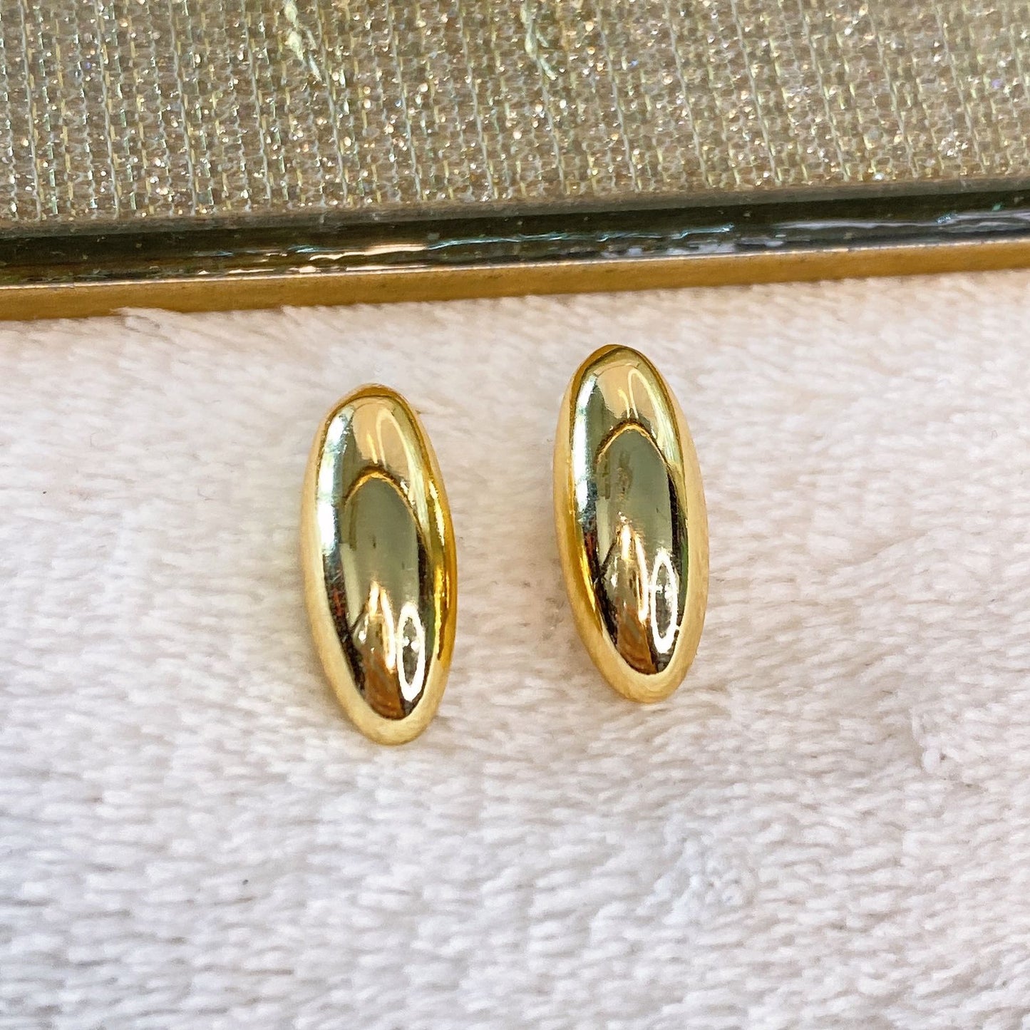 Arete de Chapa de Oro COA2062-1