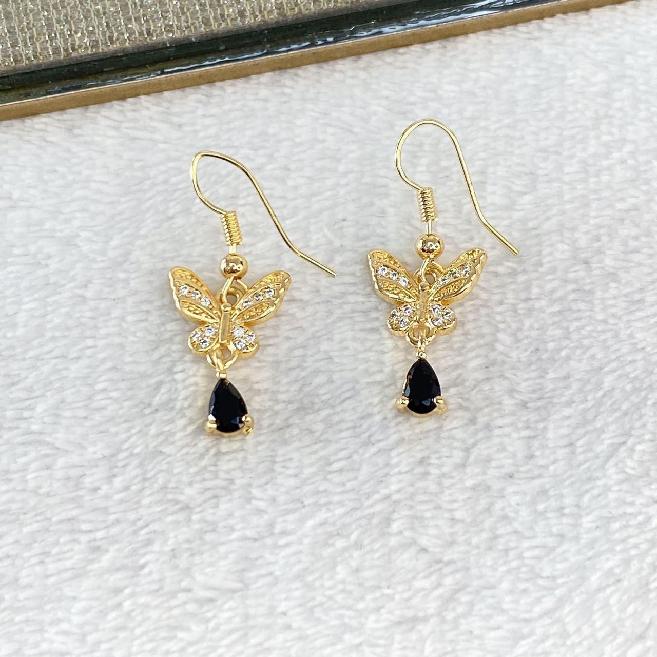 Arete de Chapa de Oro COA2071-2
