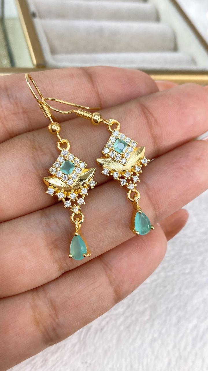 Arete de Chapa de Oro COA2120-3