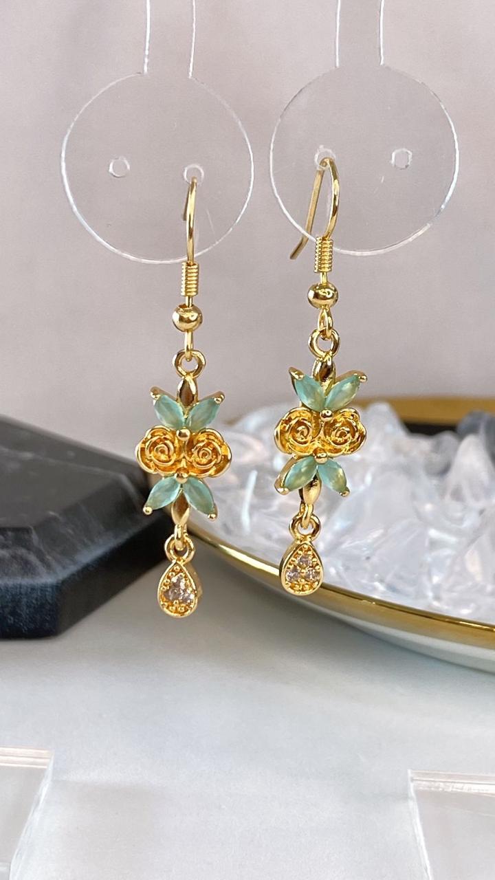 Arete de Chapa de Oro COA2080-1