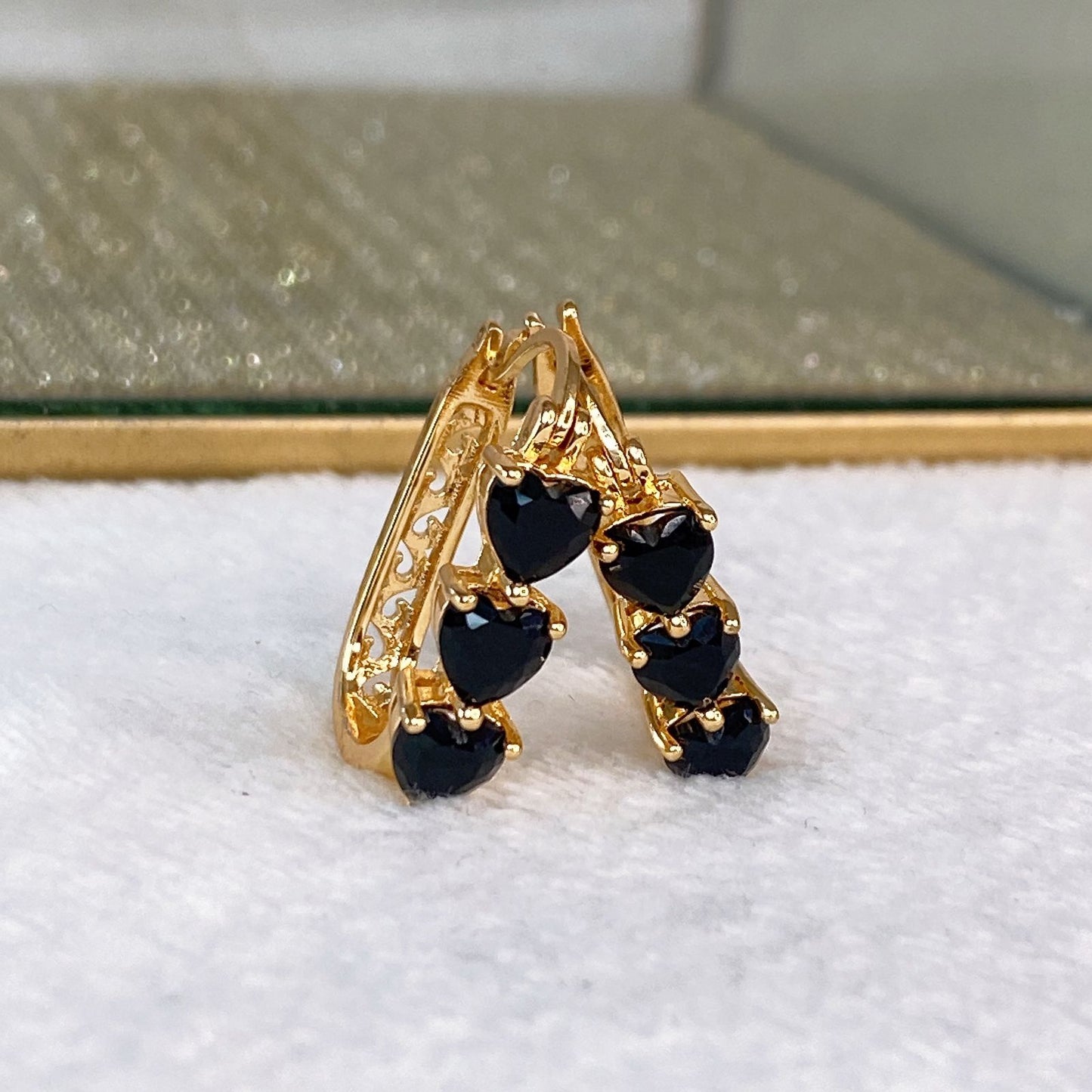Arete de Chapa de Oro COA2087-2