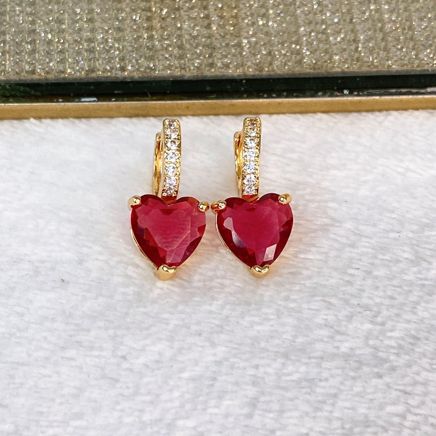 Arete de Chapa de Oro COA2092-1