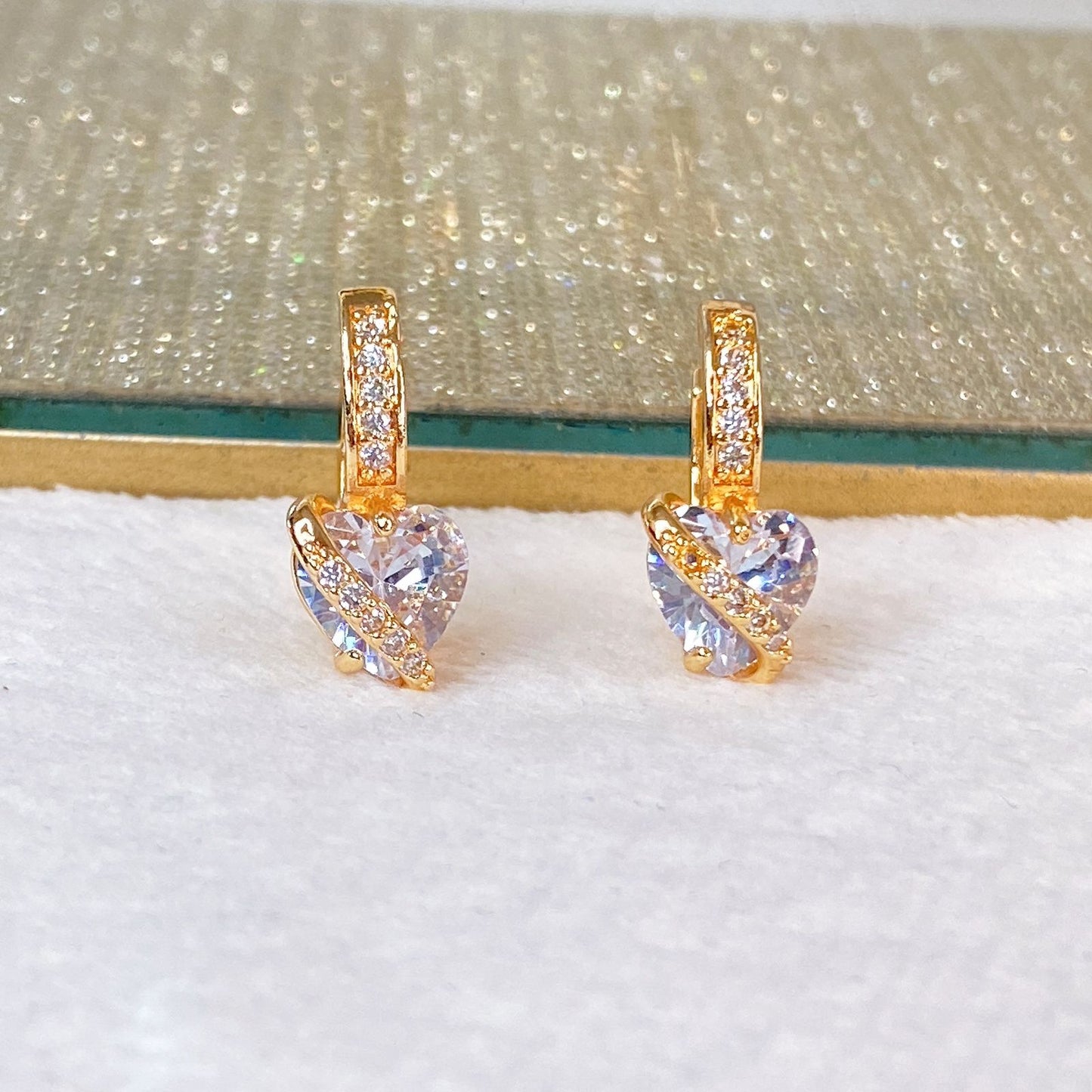 Arete de Chapa de Oro COA2093-1