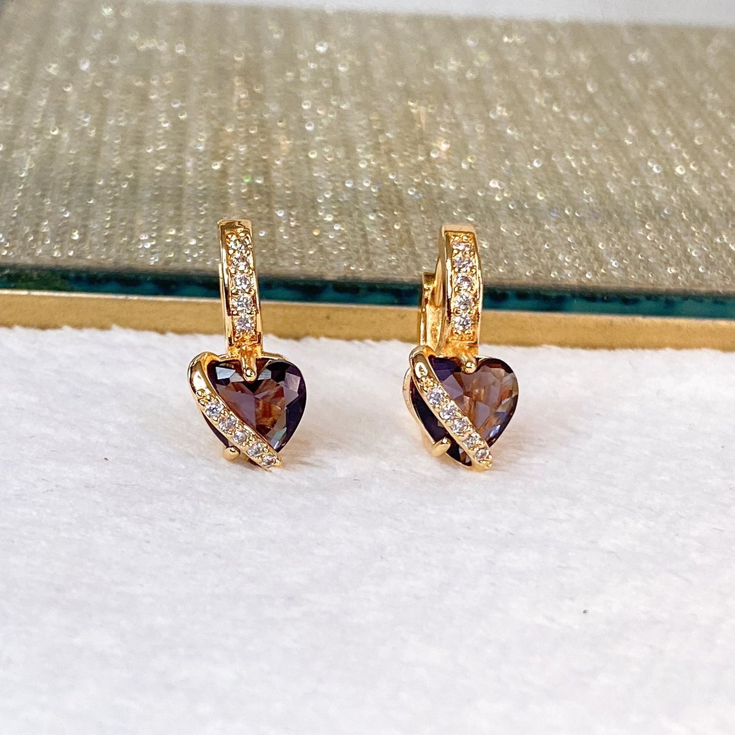 Arete de Chapa de Oro COA2093-2