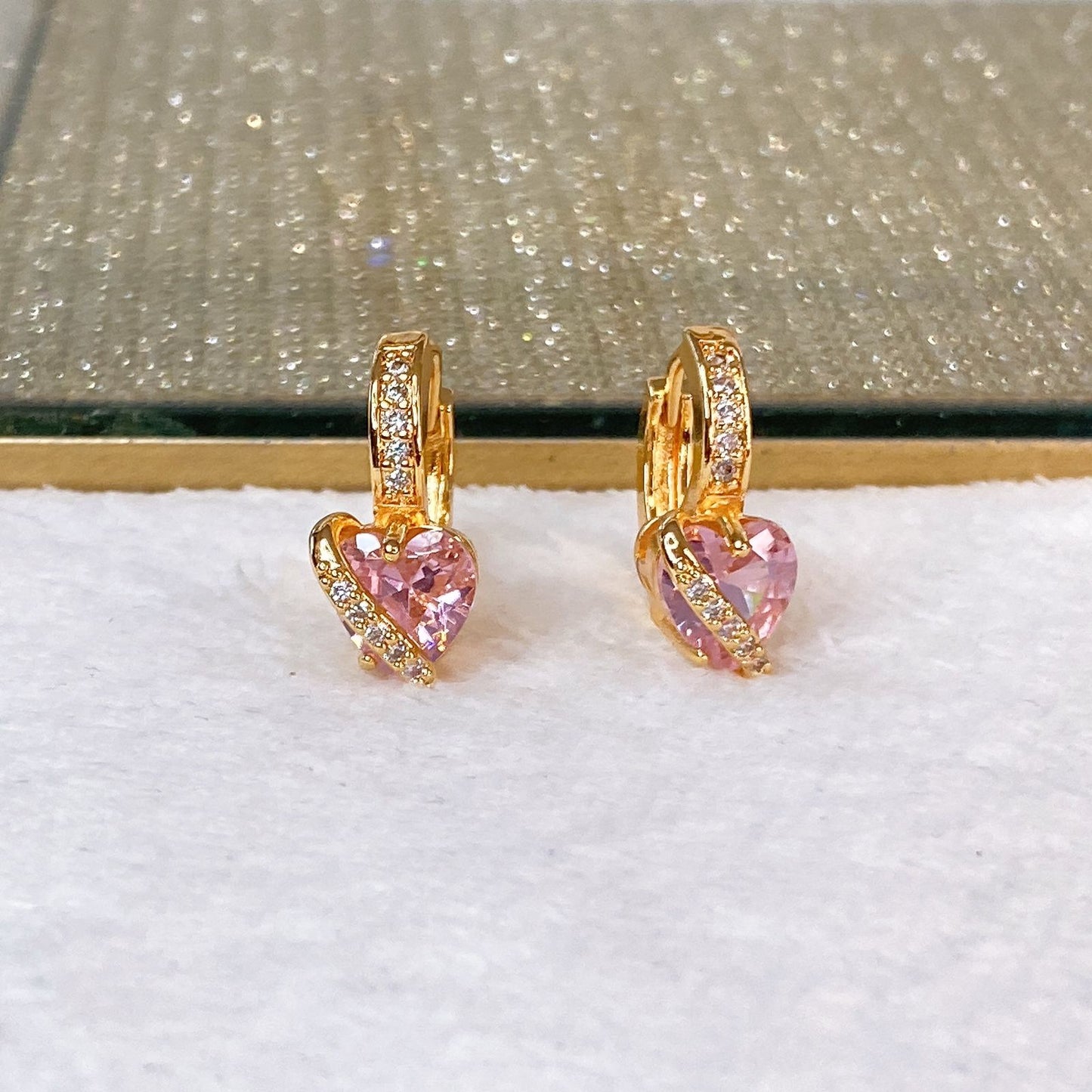 Arete de Chapa de Oro COA2093-3