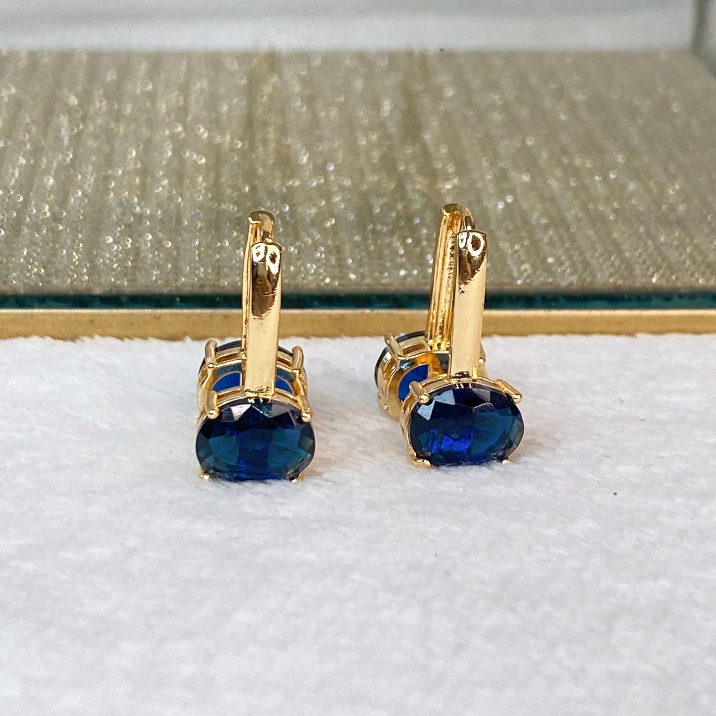 Arete de Chapa de Oro COA2095-1