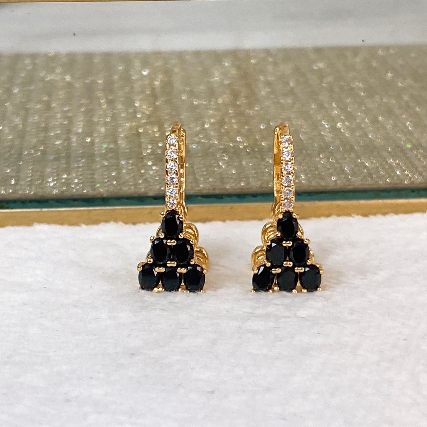 Arete de Chapa de Oro COA2100-2