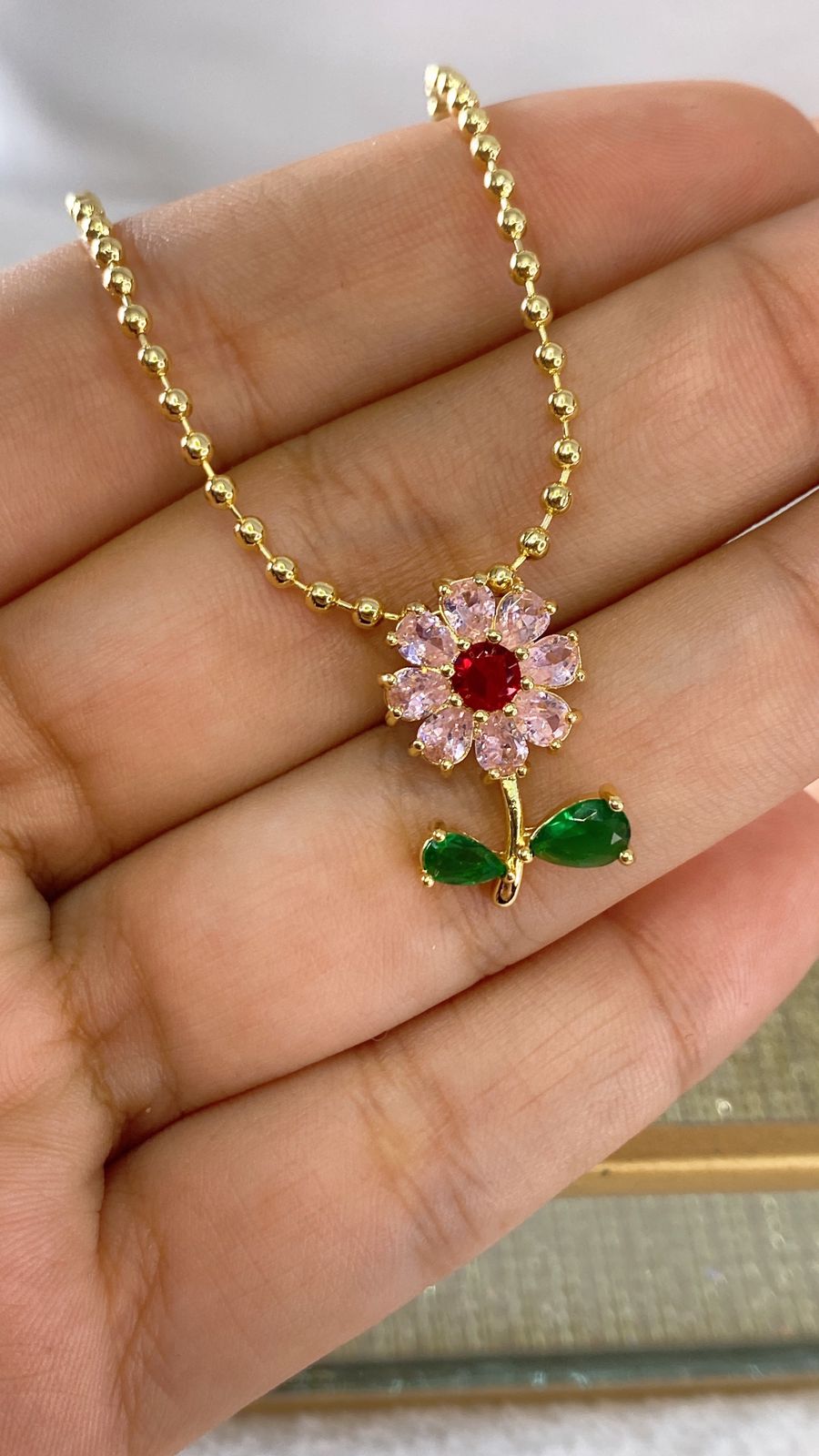 Collar de Chapa de Oro CC2180-1