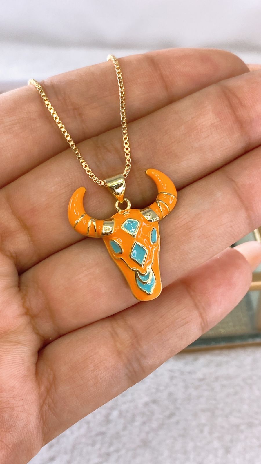 Collar de Chapa de Oro CC2182-3