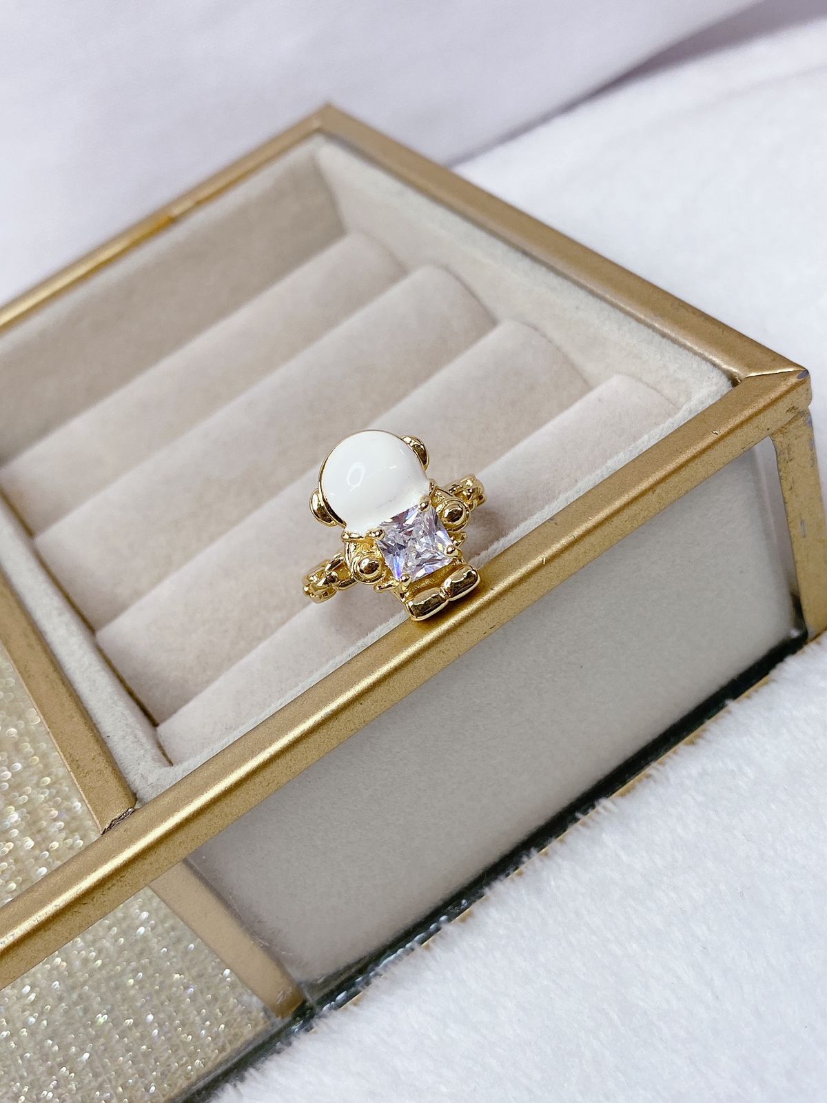 Anillo de Chapa de Oro Ajustable ACO1304-2