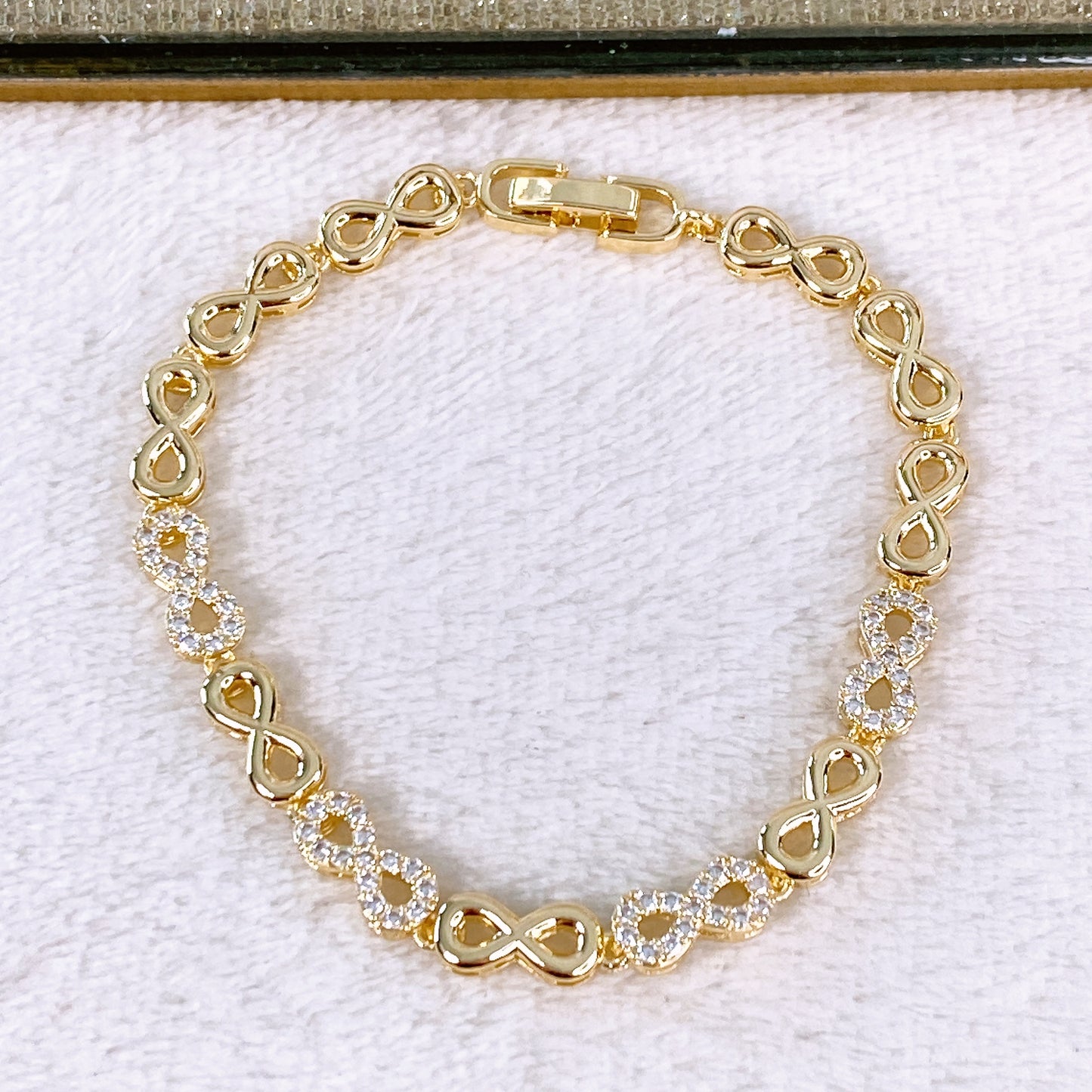Pulsera de Chapa de Oro COP1937-1