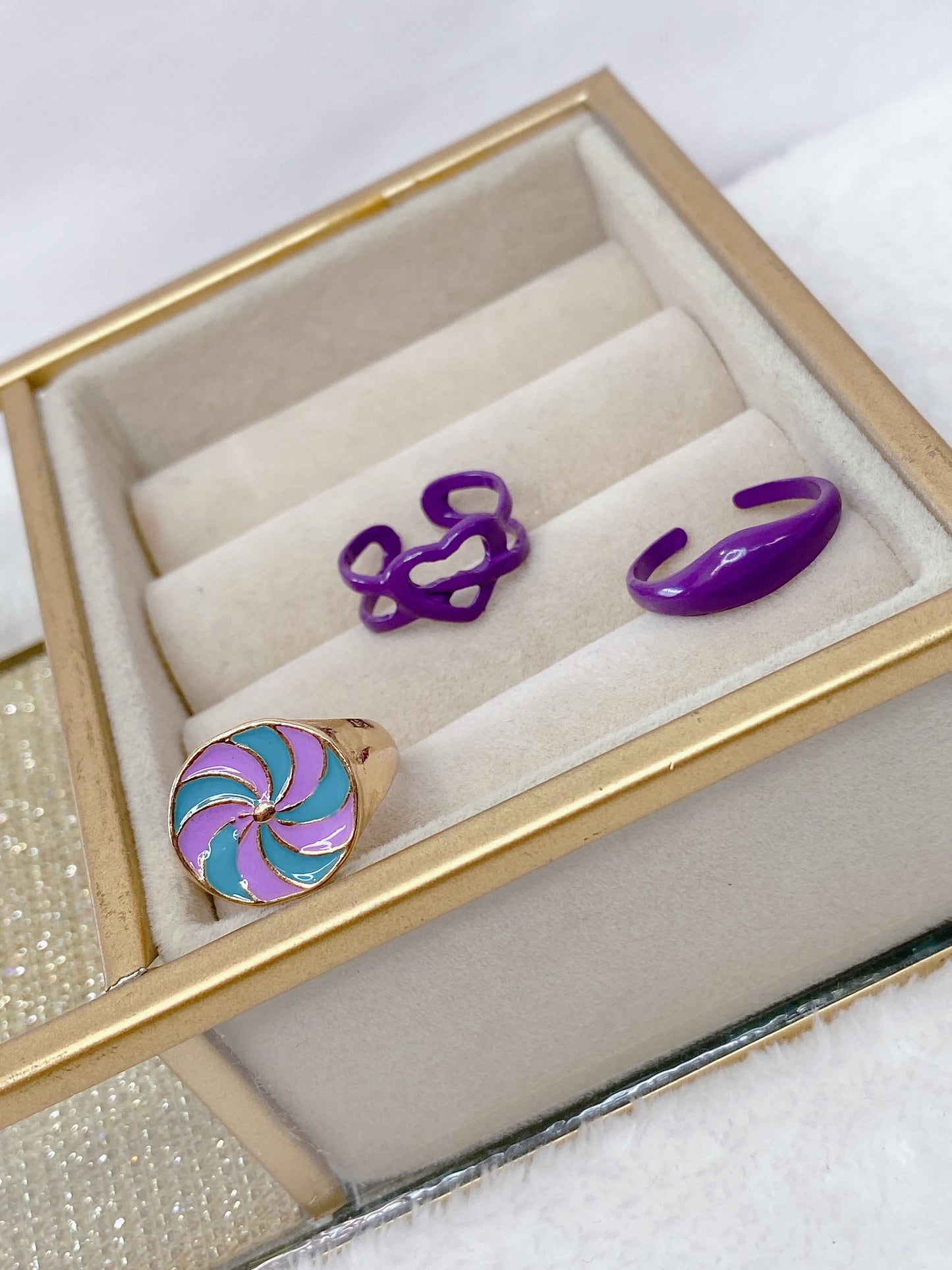 Set de Anillos de Bisuteria RB459-1