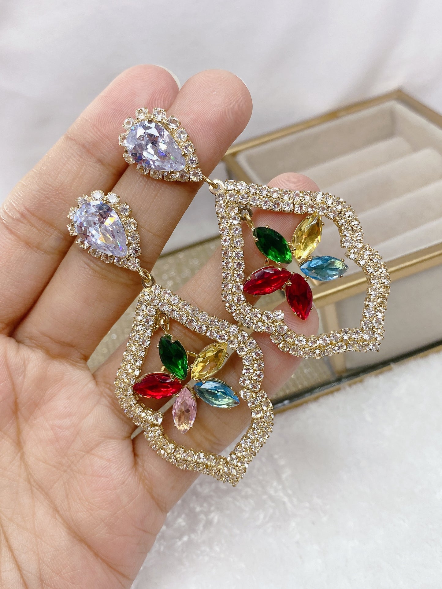 Arete de Fiesta de Bisuteria AB4562-3