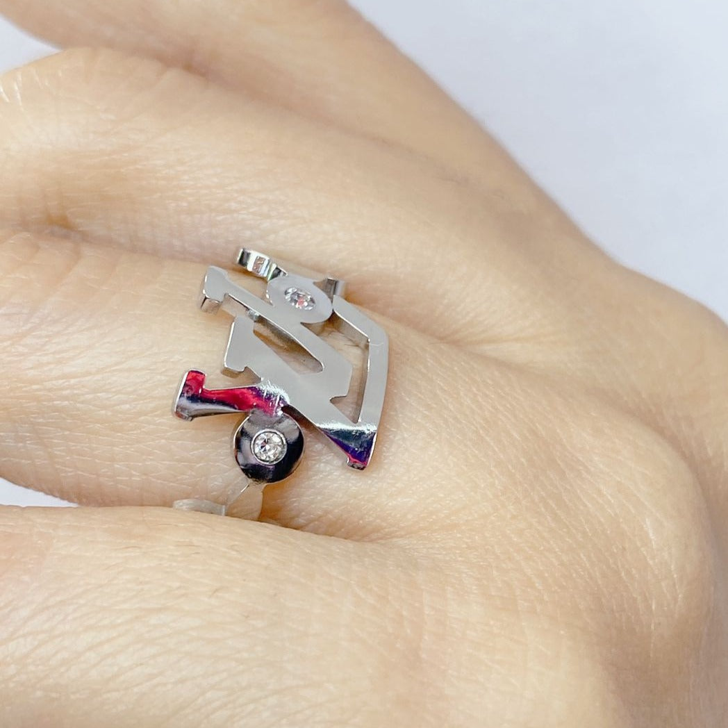 Anillo de Acero Inoxidable Ajustable RAI1026-2