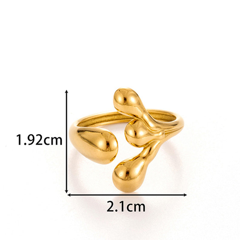 Anillo de Acero Inoxidable Ajustable RAI838-1