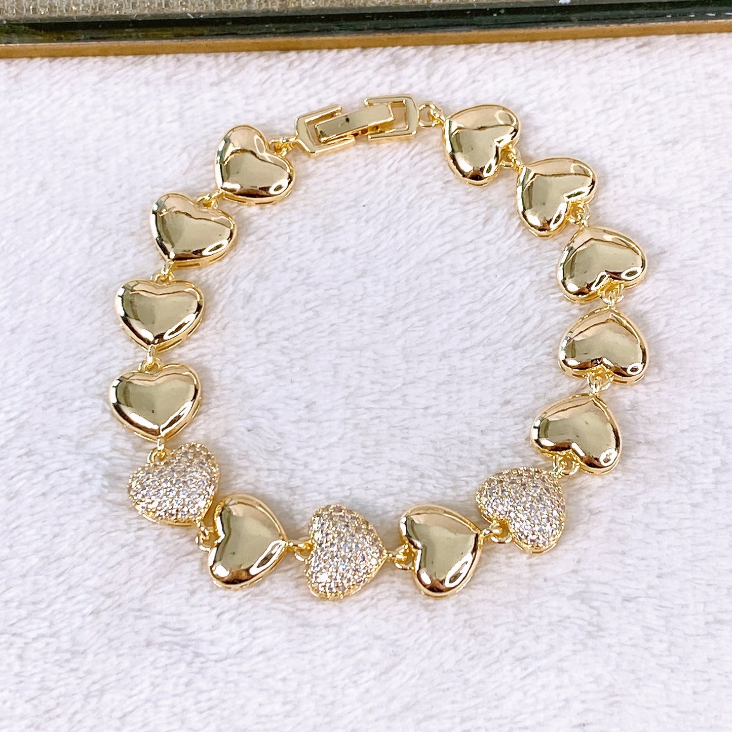 Pulsera de Chapa de Oro COP1935-1