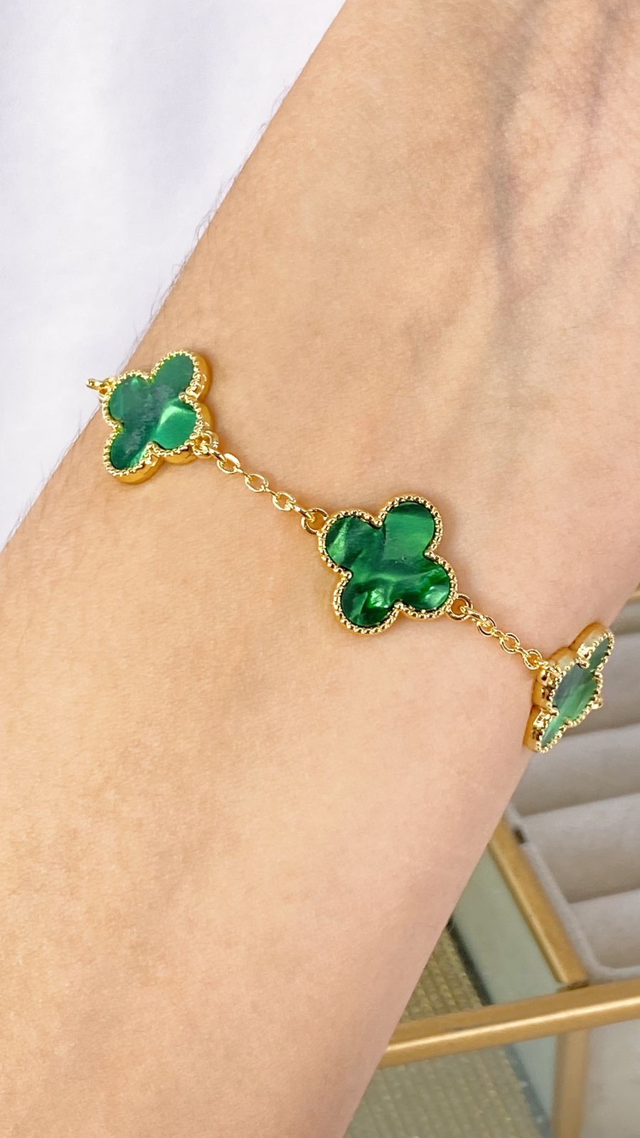 Pulsera de Chapa de Oro COP1568-6