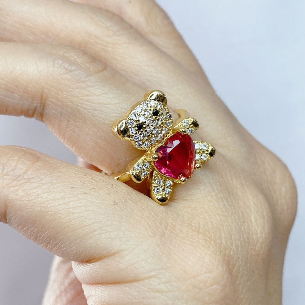 Anillo Chapa de Oro Ajustable ACO1397-2