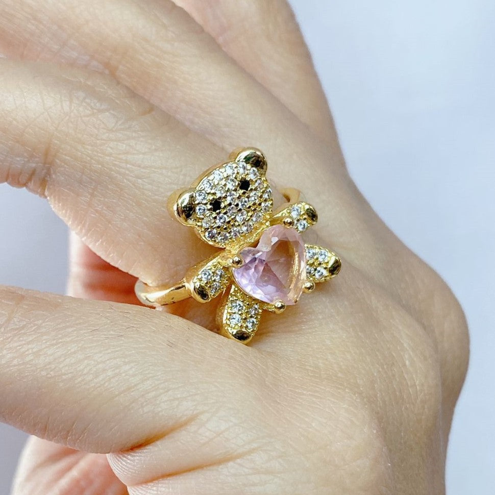 Anillo Chapa de Oro Ajustable ACO1397-3