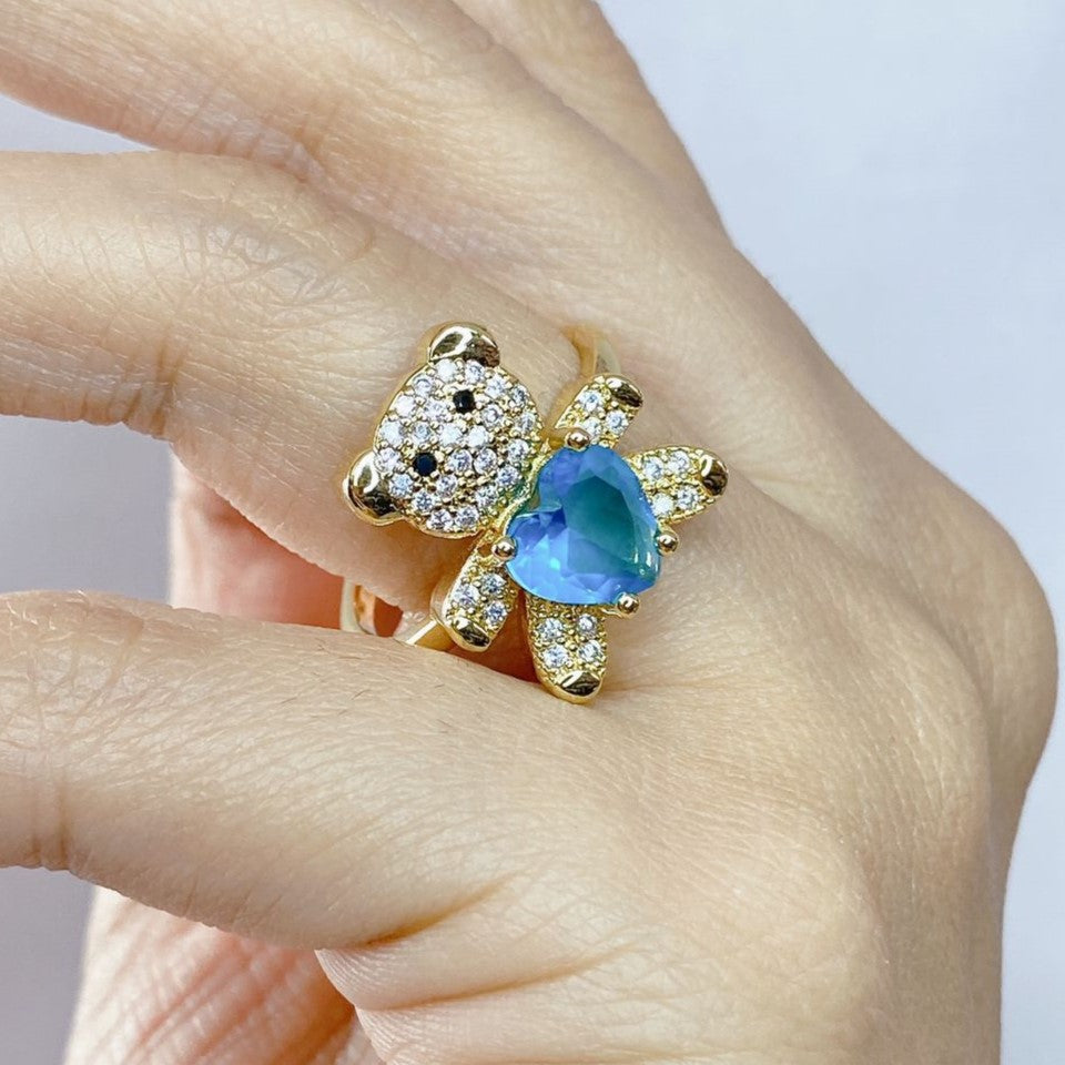 Anillo Chapa de Oro Ajustable ACO1397-4